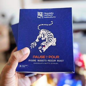 Pause & Pour - Single Origin Specialty Coffee Drip Bags (Mysore Nuggets - C&T Estate)