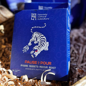 Pause & Pour - Single Origin Specialty Coffee Drip Bags (Mysore Nuggets - C&T Estate)